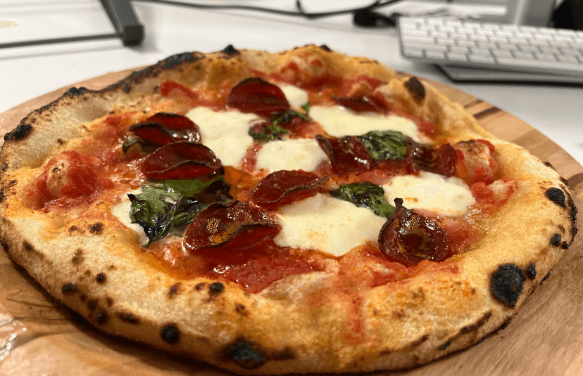 Sourdough napoletana pizza