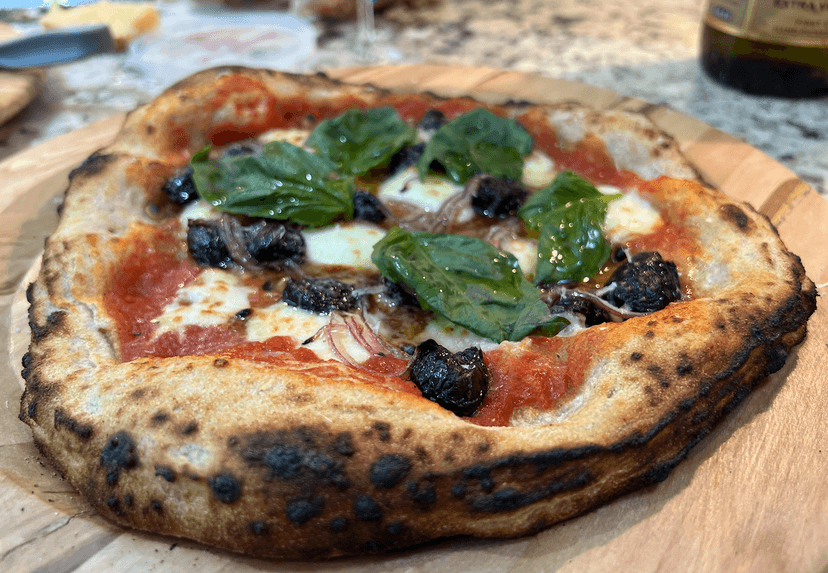 Sourdough napoletana pizza